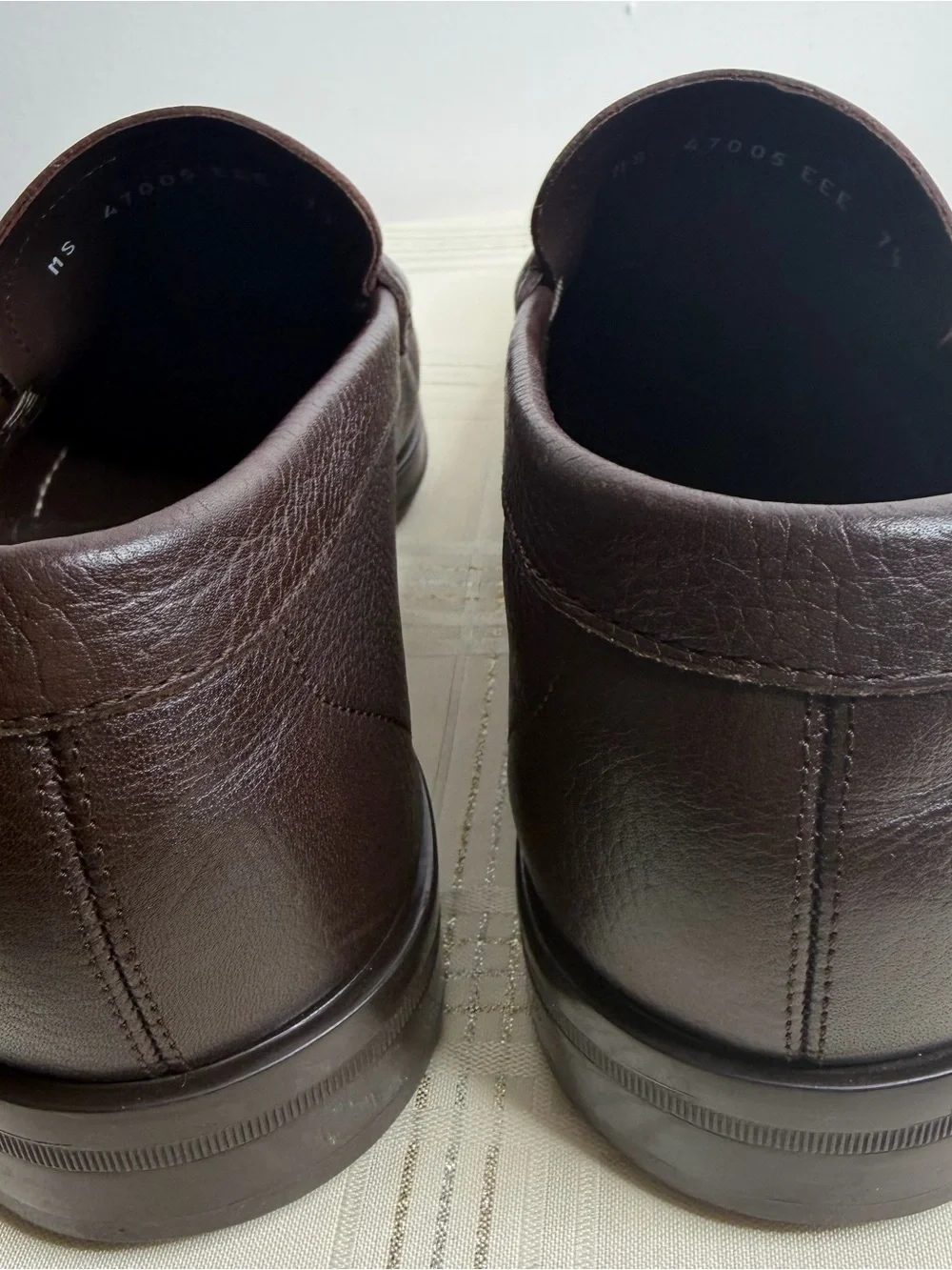 Salvatore Ferragamo Dark Brown Pebbled Leather Bit Loafers